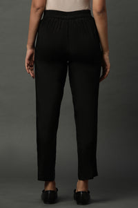 Black Narrow Fit Trousers