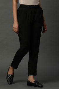 Black Narrow Fit Trousers
