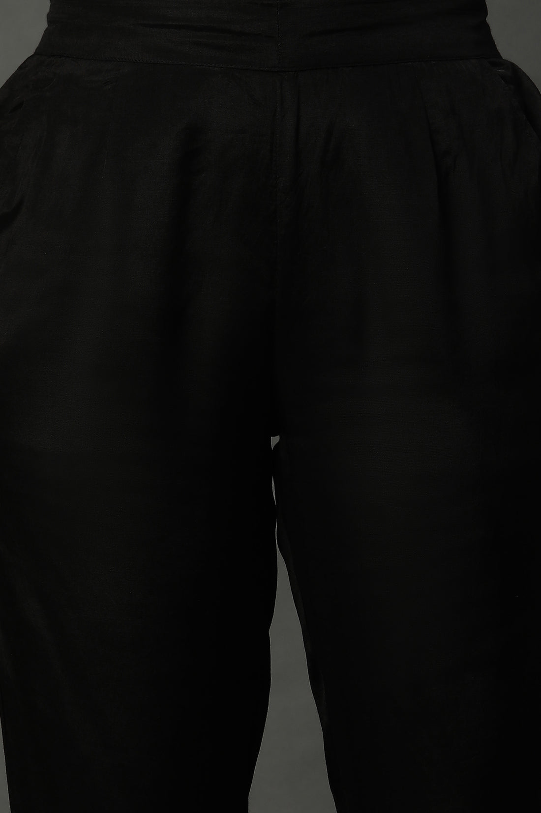 Black Narrow Fit Trousers