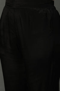 Black Narrow Fit Trousers