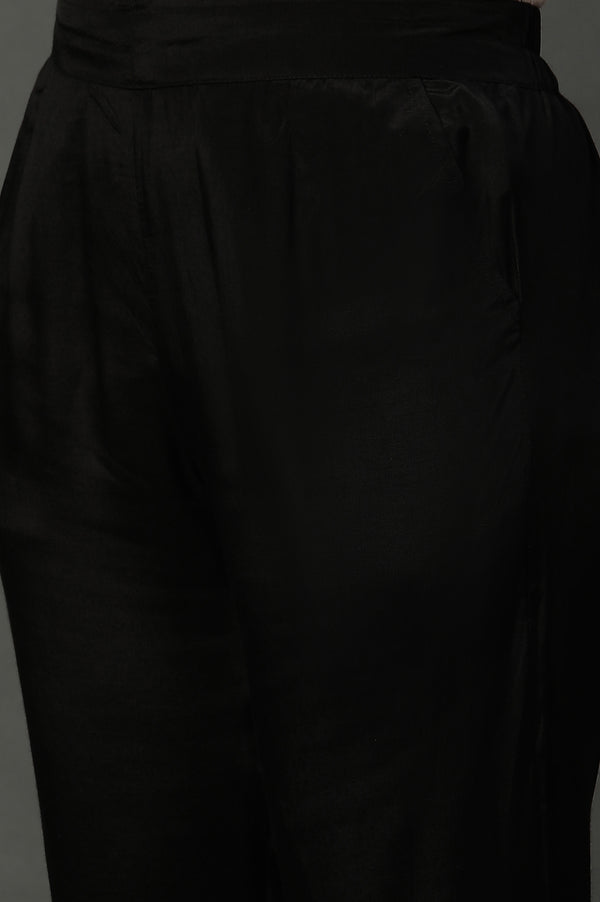 Black Narrow Fit Trousers