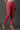 Pink Solid Cotton Flax Western Trousers