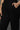Black Cotton Flax Everyday Trousers