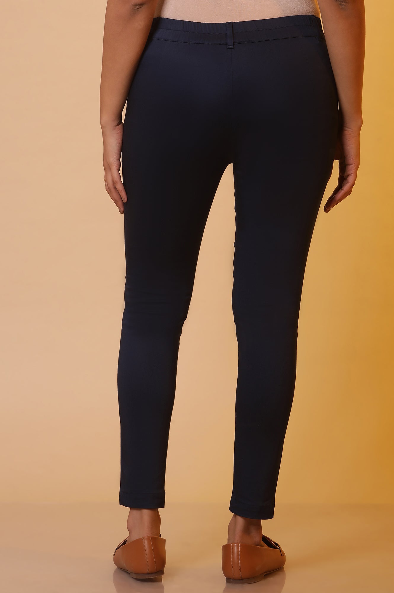 Blue Sleek and Stylish Slim Pants