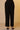 Black Schiffli Narrow Palazzo Pants