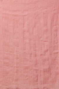 Peach Yarn-Dyed Cotton Dupatta