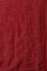 Maroon Cotton Yarn-Dyed Dupatta