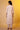 Off-White and Yellow Striped Cotton Kurta and Palazzos Set