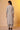 Beige Stripe Shirt Collar Kurta and Palazzo Set