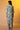 Mist Green Floral Straight Kurta and Parallel Pants Set