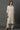 Off-White Striped Cotton Flax Kurta, Pants and Dupatta Set