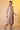 Beige Printed Sleeveless Kurta, Floral Gilet and Trouser Set