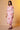 Pink Floral Printed Straight Kurta, Pants and Organza Dupatta