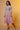 Grey and Pink Ombre Flared Kurta, Pants and Dupatta Set