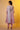 Grey and Pink Ombre Flared Kurta, Pants and Dupatta Set