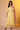 Yellow Floral Printed Flared Kurta, Pants and Dupatta Set