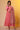 Pink Yarn-Dyed Anarkali Kurta, Tights and Dupatta Set