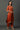 Rust Orange Metallic Embroidered Kurta, Pants and Banarsi Dupatta Set