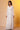 Off-White Mirror Embroidered Anarkali Dress and Dupatta Set