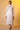 Off-white Embroidered High-Slits Kurta, Tights and Dupatta Set