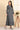 Grey Geometric Printed Yarn Dyed A-line Winter Dress