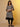 Black and White Checker Kurta and Tights Set
