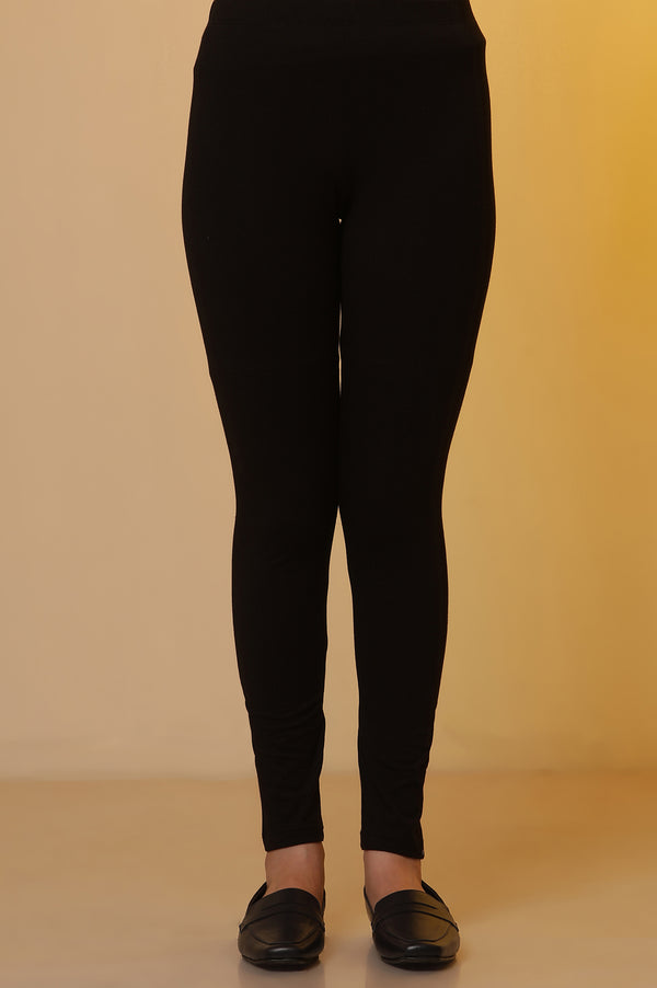 Black and White Checker Kurta and Tights Set