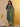 Blue Colour-Block Printed Kurta, Palazzo and Dupatta Set