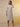 Beige Stripe Printed Straight Kurta and Pants Set
