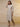 Beige Stripe Printed Straight Kurta and Pants Set
