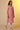 Pink Cotton Striped Kurta and Pants Set