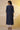 Blue Lurex Straight Kurta and Pants Set
