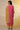 Pink Embroidered Textured Kurta, Printed Pants and Dupatta Set