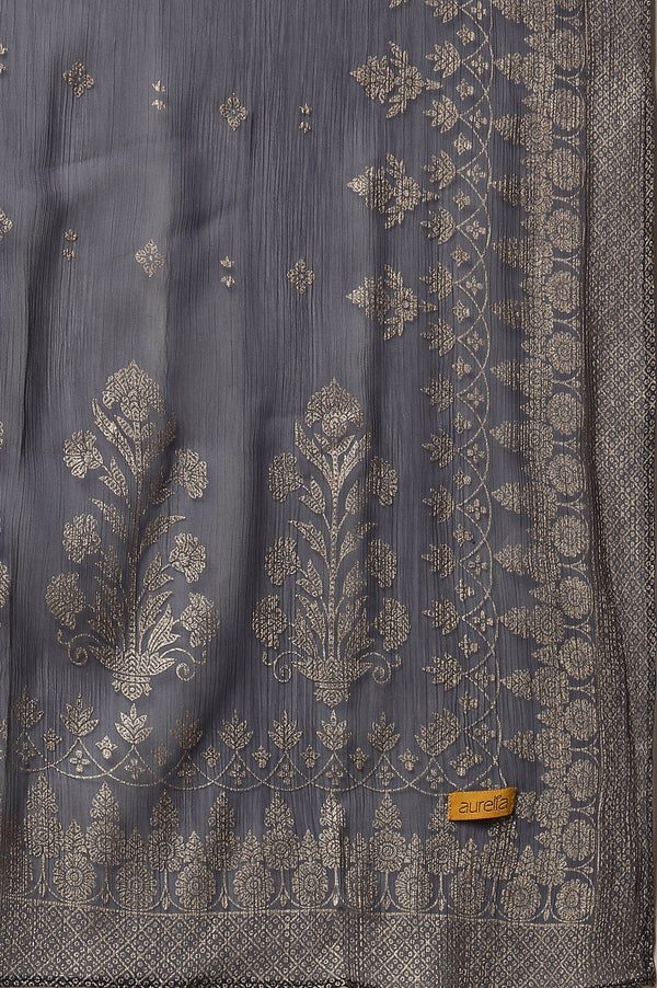 Green Foil Printed Embellished Kurta, Blue Cotton Tights and Dupatta Set