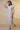 White Yarn-Dyed Striped Kurta and Tights Set