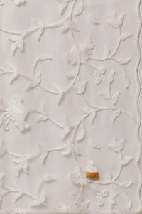 Mint Blue Embroidered Kurta, Pants and Dupatta Set