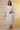 White Embroidered Cotton Kurta, Palazzo and Duptta Set