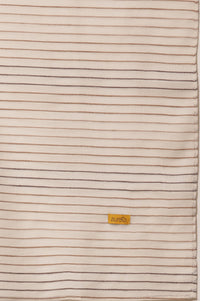 Light-Beige-Cotton-Flax-Kurta,-Pants-with-Dupatta-Set