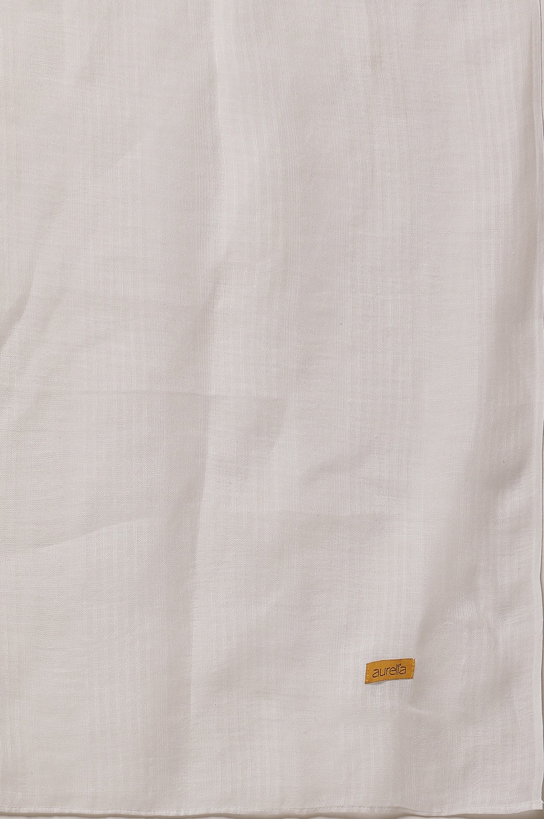 White Floral Printed Flared Kurta, Tights and Dupatta Set