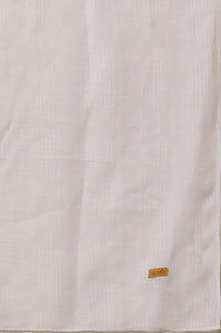 White Floral Printed Flared Kurta, Tights and Dupatta Set