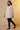 White Angarakha Gathered Short Kurti and Denim Jeggings Set