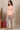 Pink Gathered A line Pure Cotton Top and Trousers Set