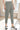 Green Solid Mid Rise Tights in Calf Length
