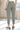 Green Solid Mid Rise Tights in Calf Length