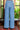 Light Blue Pure Cotton Flared Denim Pants