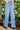 Light Blue Pure Cotton Flared Denim Pants
