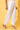 White Solid Ankle Length Rayon Harem Pants