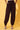 Brown Solid Ankle Length Rayon Harem Pants