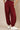 Red Solid Rayon Harem Pants