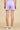 Light Purple Abstract Printed Jersey Shorts
